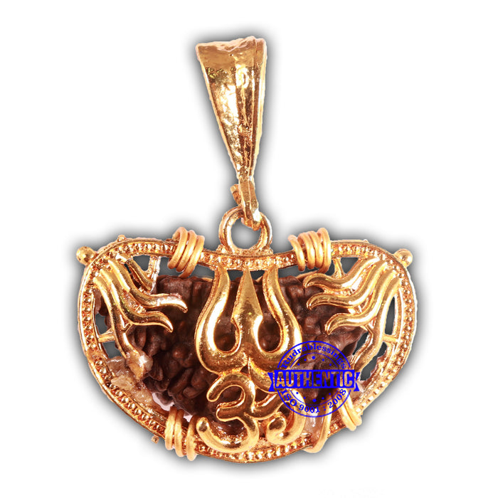 1 Mukhi half moon shaped from India - Bead No. 312