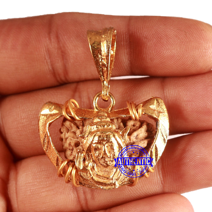 1 Mukhi half moon shaped from India - Bead No. 318