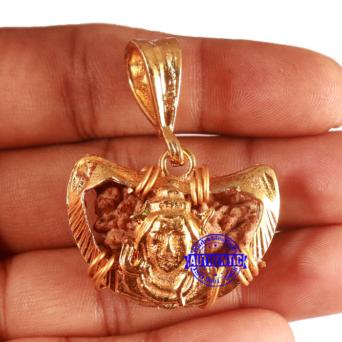 1 Mukhi half moon shaped from India - Bead No. 319