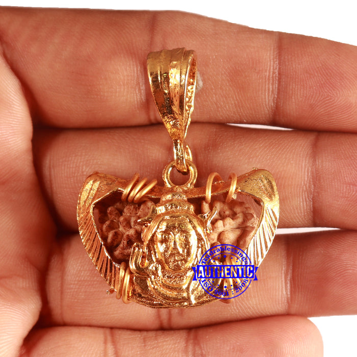 1 Mukhi half moon shaped from India - Bead No. 321