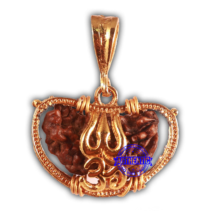 1 Mukhi half moon shaped from India - Bead No. 325