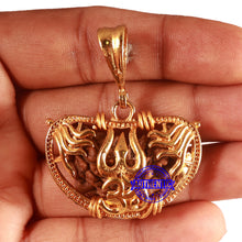 Load image into Gallery viewer, 1 Mukhi half moon shaped from India - Bead No. 329
