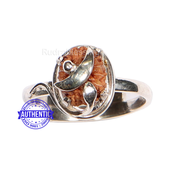 11 Mukhi Indonesian Rudraksha Ring - 1