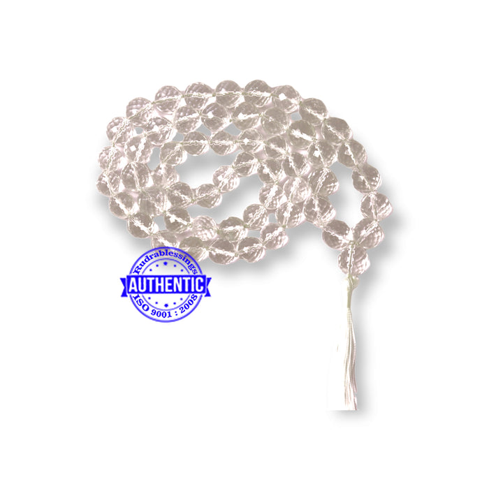 Superfine Belgium Cut Sphatik Mala - 7