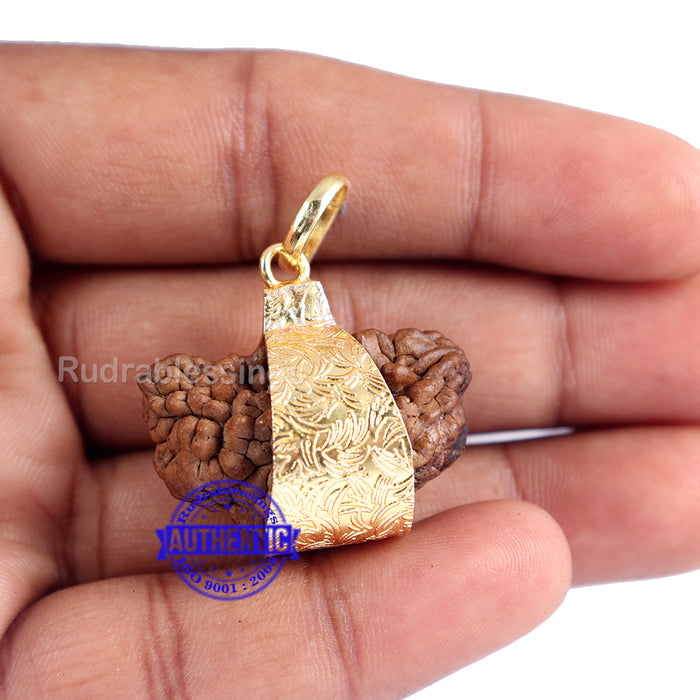 1 Mukhi half moon shaped from India - Bead No. 154