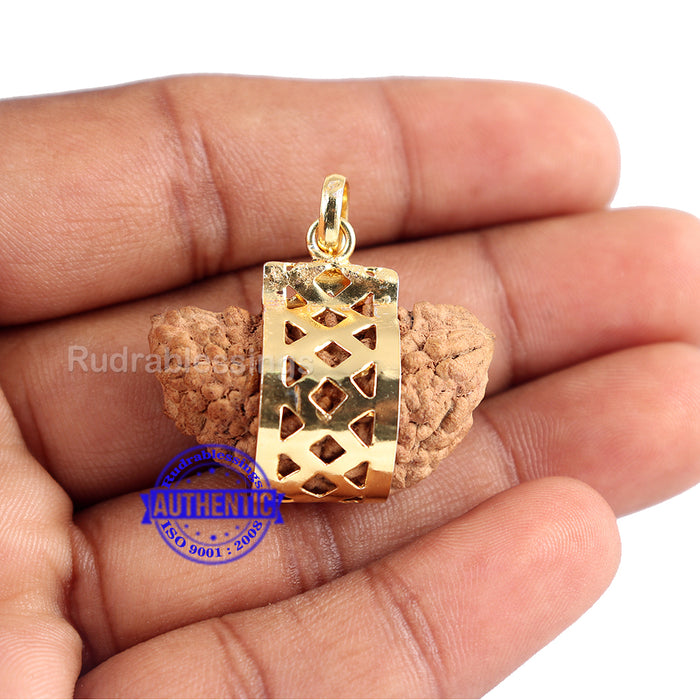 1 Mukhi half moon shaped from India - Bead No. 160