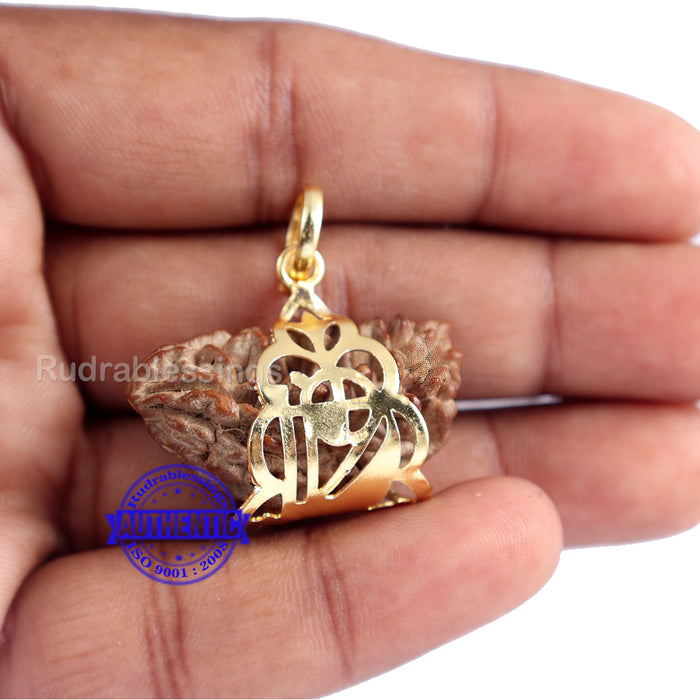 1 Mukhi half moon shaped from India - Bead No. 162