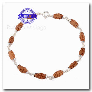 1 Mukhi Indonesian Bracelet (12 beads) - Pure Silver