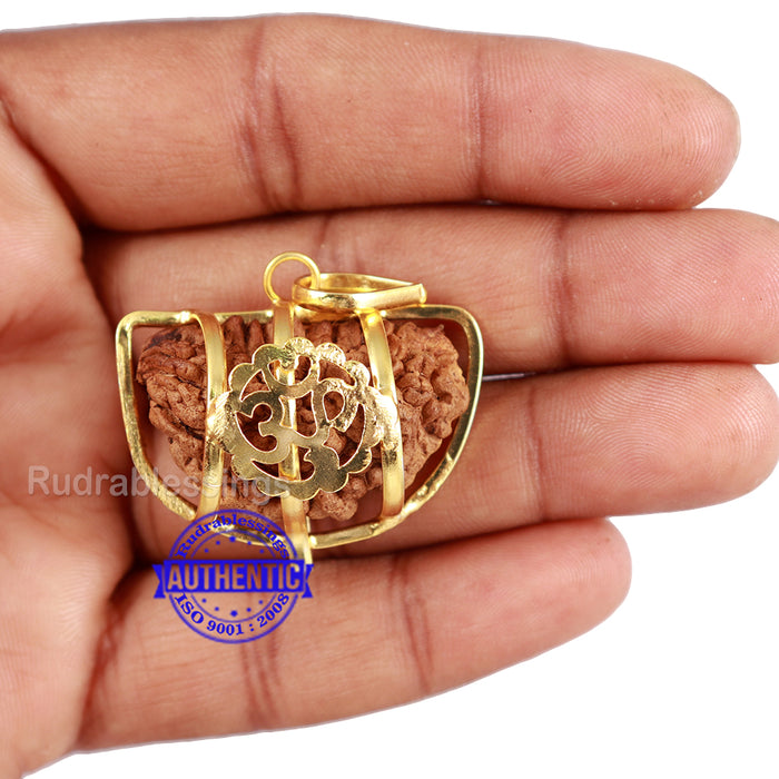 1 Mukhi half moon shaped from India - Bead No. 13