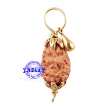 Load image into Gallery viewer, 2 Mukhi Indonesian Rudraksha with Lucky Charm Gada Pendant
