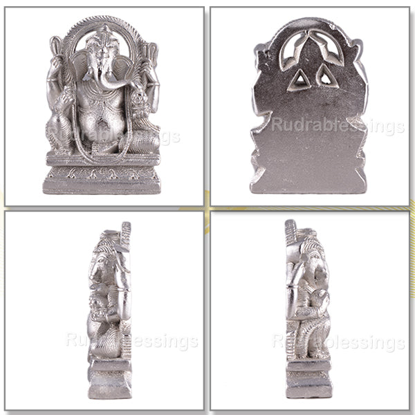 Parad / Mercury Ganesha statue - 32