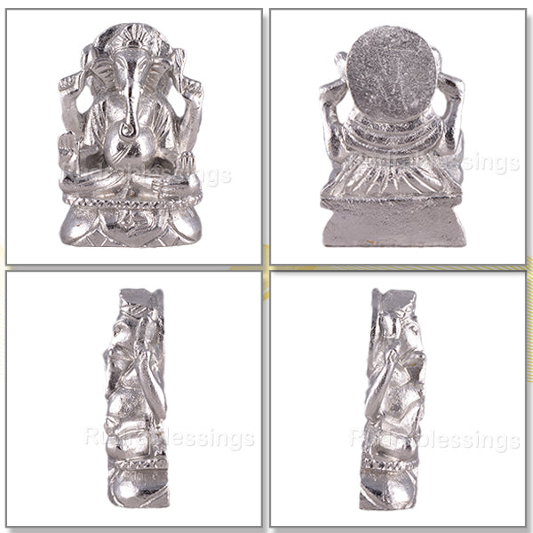 Parad / Mercury Ganesha statue - 41