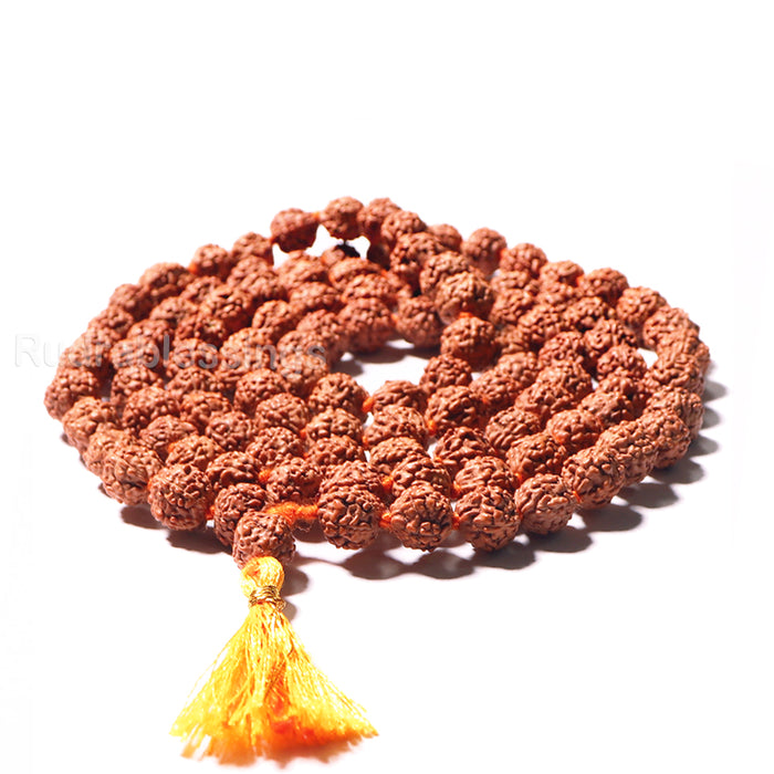 5 mukhi Rudraksha Japa mala - 7 mm