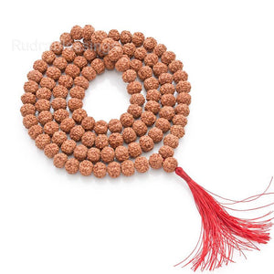 5 mukhi Rudraksha Japa mala - 8/9mm