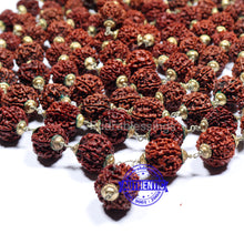 Load image into Gallery viewer, 4 Mukhi Rudraksha Kantha - (108+1 beads - Nepalese)
