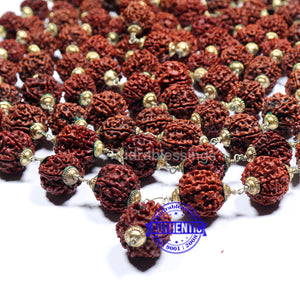4 Mukhi Rudraksha Kantha - (108+1 beads - Nepalese)