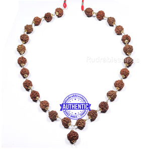 5 Mukhi Rudraksha Mala - (18+1 beads - Nepalese)