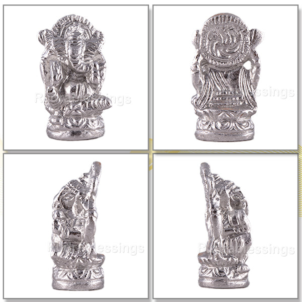 Parad / Mercury Ganesha statue - 64