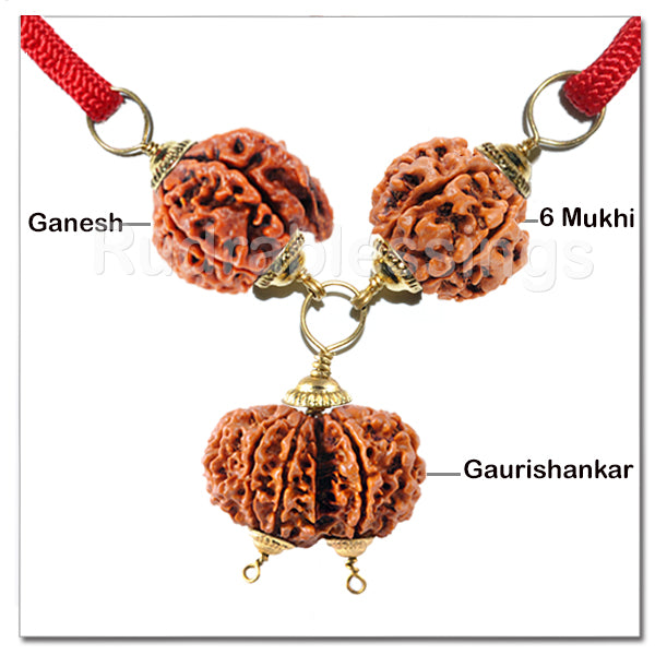 Shiv Parivar Pendant from Nepal