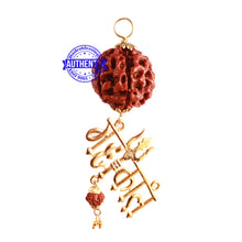 Load image into Gallery viewer, 6 Mukhi Hybrid Rudraksha - Bead No. 50 (with Mahakaal accessory)
