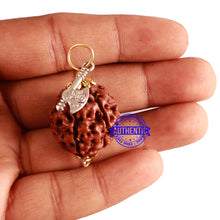 Load image into Gallery viewer, 6 Mukhi Hybrid Rudraksha - Bead No. 57 (with Axe accessory)
