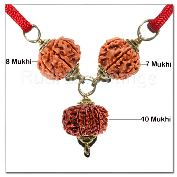 Rudraksha Ganesh - Laxmi Narayan Pendant From Nepal