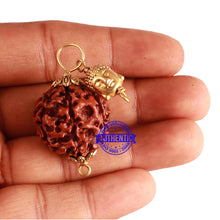 Load image into Gallery viewer, 7 Mukhi Hybrid Rudraksha - Bead No. 47 (with Lord Buddha accessory)
