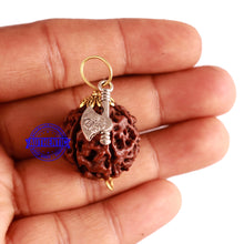 Load image into Gallery viewer, 7 Mukhi Hybrid Rudraksha - Bead No. 52 (with Axe accessory)
