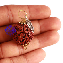 Load image into Gallery viewer, 7 Mukhi Hybrid Rudraksha - Bead No. 53 (with Feather accessory)
