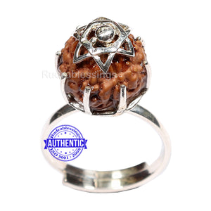 8 Mukhi Indonesian Rudraksha Ring - 2