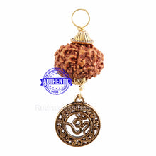 Load image into Gallery viewer, 8 Mukhi Rudraksha from Indonesia - Bead No. 192 (with Om pendant)
