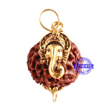 Load image into Gallery viewer, 8 Mukhi Hybrid Rudraksha - Bead No. 30 (with Ganesha accessory)
