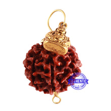 Load image into Gallery viewer, 8 Mukhi Hybrid Rudraksha - Bead No. 33 (with Laughing Buddha accessory)
