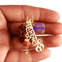 Load image into Gallery viewer, 8 Mukhi Hybrid Rudraksha - Bead No. 42 (with Mahakaal accessory)
