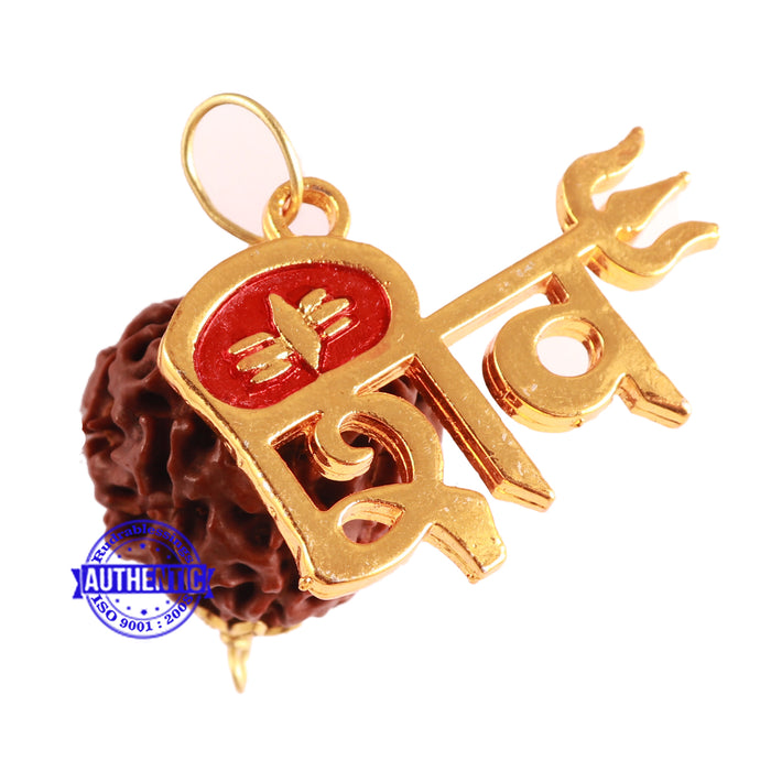 8 Mukhi Hybrid Rudraksha - Bead No. 43 (with Shiv accessory)