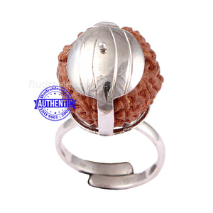 8 Mukhi Indonesian Rudraksha Ring - 17