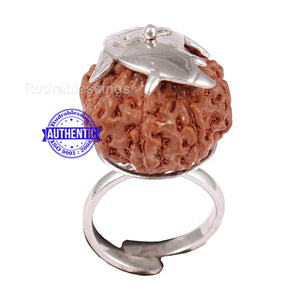 8 Mukhi Indonesian Rudraksha Ring - 18