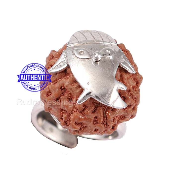 8 Mukhi Indonesian Rudraksha Ring - 18