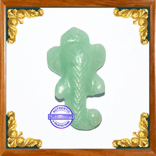 Green Aventurine Ganesha Carving - 9