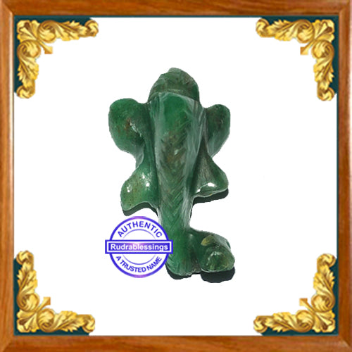 Green Aventurine Ganesha Carving - 2