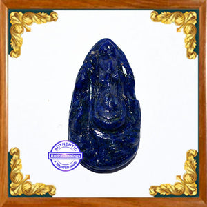 Lapis Lazuli Ganesha Carving - 13