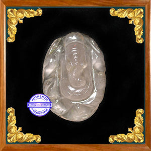 Rose Quartz Ganesha Carving - 17