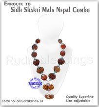 Load image into Gallery viewer, Enroute to Rudraksha SidhShakti Mala from Nepal
