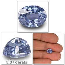 Load image into Gallery viewer, Blue Sapphire / Neelam - 1 - 3.07 carats
