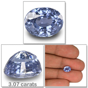 Blue Sapphire / Neelam - 1 - 3.07 carats