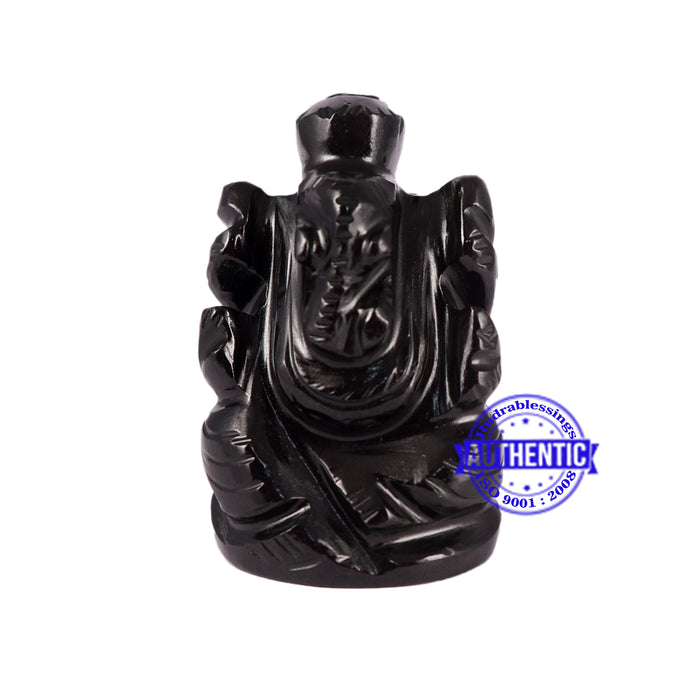 Black Agate Ganesha Statue - 73 H