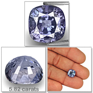 Blue Sapphire / Neelam - 31 - 5.82 carats