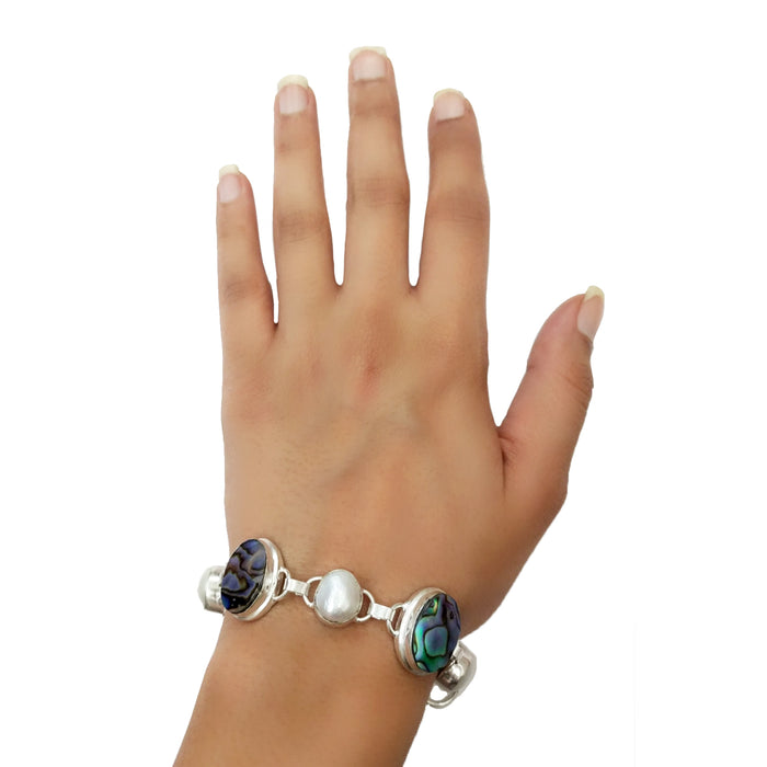 Pearl + Pava Shell Bracelet - 4