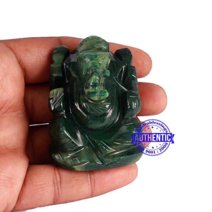 Budd Stone Ganesha Statue - 121