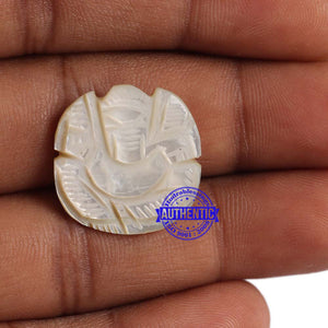Mother of Pearl Ganesha Carving - 18